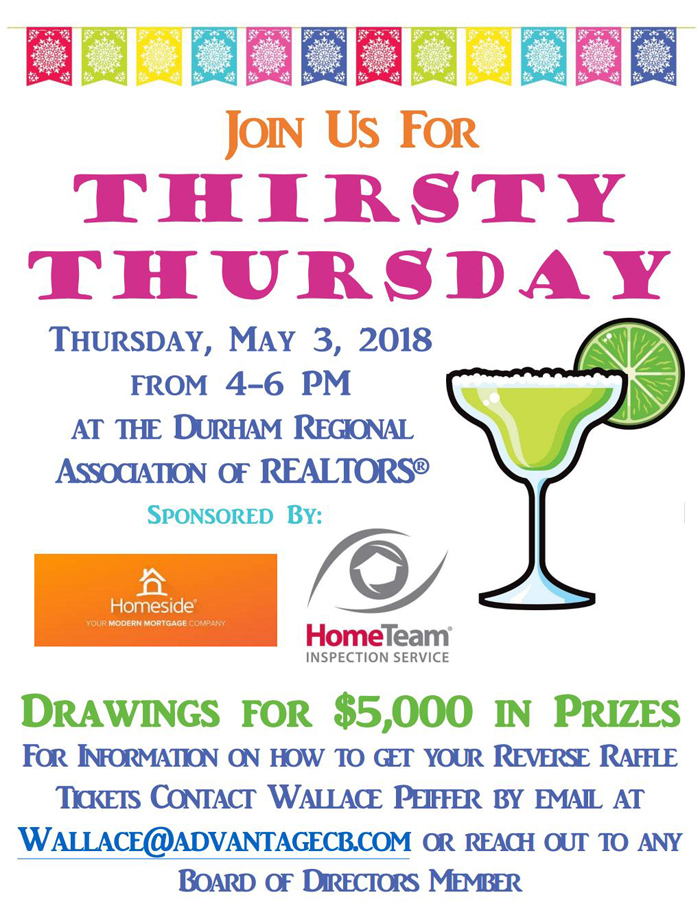 Thursday Raffle Events for July 2026