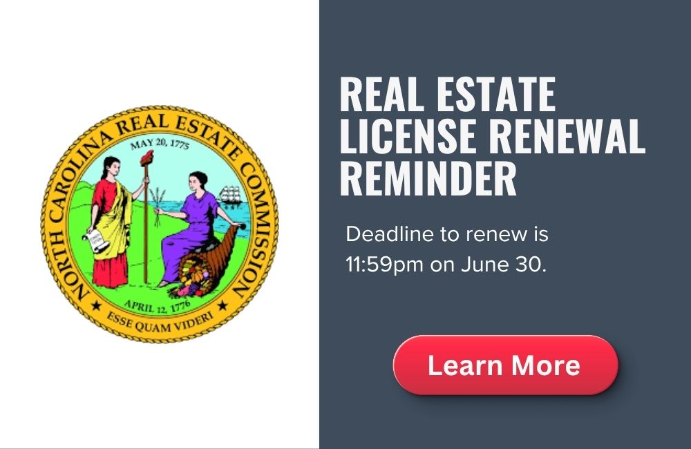 real estate license renewal reminder